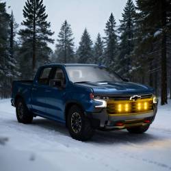 ARC Lighting - ARC Lighting 42CB8 TM Grille Kit 22-25 Chevy Silverado 1500 ZR2/ZR2 Bison - Image 2