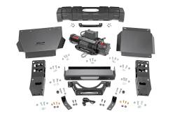 Rough Country Suspension Systems - Rough Country 10815 Front Hidden Winch Mount Kit w/Winch for 24-26 Tacoma 4WD - Image 1