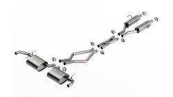 Borla - Borla 140955 S-Type Cat-Back Exhaust Single Right Rear Exit 22-25 Cherokee 3.6L - Image 1