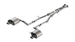 Borla - Borla 141011 S-Type Cat-Back Exhaust Dual Split Rear Exit for 22-26 Genesis G70 - Image 1