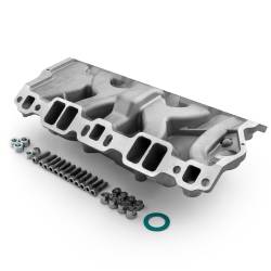 Speedmaster - Speedmaster 1-147-079 LowRise+ Non EGR Intake Manifold Satin for 57-95 Chevy SBC - Image 2