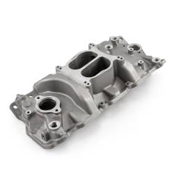 Speedmaster - Speedmaster 1-147-001 LowRise Non EGR Intake Manifold Satin for 57-95 Chevy SBC - Image 1