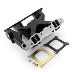 Speedmaster - Speedmaster 1-147-075 MidRise Air Intake Manifold Black for Pontiac 326-455 - Image 2
