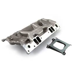 Speedmaster - Speedmaster 1-147-004 LowRise Vortec Intake Manifold Satin for Chevy SBC - Image 2