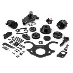 Speedmaster - Speedmaster 1-673-002-02 Chevy BBC 454 Aluminum Belt Drive System Kit Black - Image 2