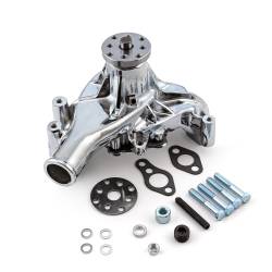 Speedmaster - Speedmaster PCE195.1005.04 Alu. Long Water Pump Chrome for Chevy SBC - Image 1