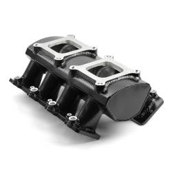 Speedmaster - Speedmaster PCE148.1105 Chevy LS3 Fab EFI Twin TB Intake Manifold Black - Image 1