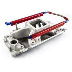 Speedmaster - Speedmaster PCE148.1065 Chevy BBC 454 Rect Port Dominator High Rise Intake Satin - Image 1