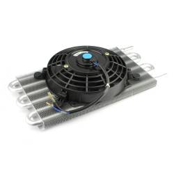 Speedmaster - Speedmaster PCE186.1024 Flat Trans Oil Cooler 15.5"x7.5" w/Electric Fan Kit - Image 1