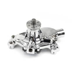 Speedmaster - Speedmaster PCE195.1083.03 Chevy SBC 350 HV Alum Short Pump w/Heater Port Chrome - Image 1