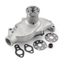 Speedmaster - Speedmaster PCE195.1001.01 Chevy SBC 350 HV Alum Short Water Pump Satin - Image 1