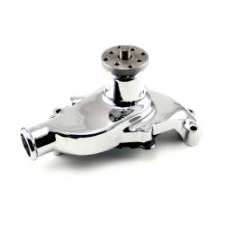 Speedmaster - Speedmaster PCE195.1001.03 Chevy SBC 350 HV Alum Short Water Pump Chrome - Image 2