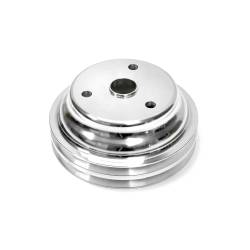 Speedmaster - Speedmaster PCE239.1010 Chevy SBC 350 LWP Billet Alum 2 Groove Crank Pulley - Image 1