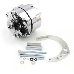 Speedmaster - Speedmaster PCE360.1112 Chevy SBC 350 100A 1Wire Alt Low Mount Elec Pump Kit - Image 1