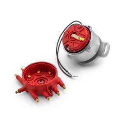 Speedmaster - Speedmaster PCE376.1142.02 Pro Billet Distributor Red for 39-48 Ford 239 2-Bolt - Image 1