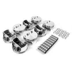 Speedmaster - Speedmaster PCE305.1128 Chevy SBC 383 6.0 4.020 Flat Top Forged Pistons - Image 1