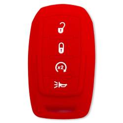 Recon - Recon 264002DG2RD Silicone Key Fob Cover Red for 19-25 RAM Trucks - Image 1