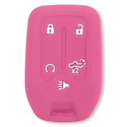 Recon - Recon 264002GM1PK Silicone Key Fob Cover Pink 19-21 Silverado/Sierra - Image 1