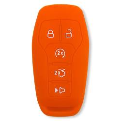 Recon - Recon 264002FD1OR Silicone Key Fob Cover Orange 14-17 F150/Super Duty - Image 1