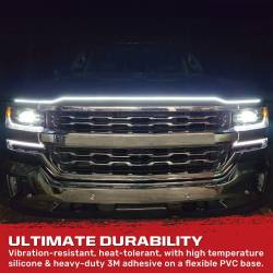 Recon - Recon 264001AML 79" High Power Universal LED DRL Hood Light Amber - Image 2