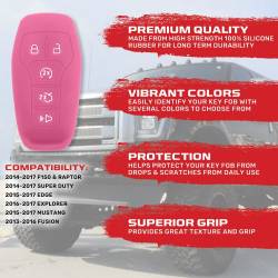 Recon - Recon 264002FD1PK Silicone Key Fob Cover Pink 14-17 F150/Super Duty - Image 2
