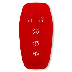 Recon - Recon 264002FD1RD Silicone Key Fob Cover Red 14-17 F150/Super Duty - Image 1