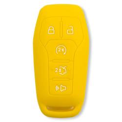 Recon - Recon 264002FD1YL Silicone Key Fob Cover Yellow 14-17 F150/Super Duty - Image 1