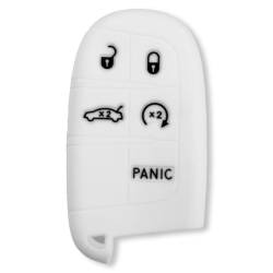 Recon - Recon 264002DG1WH Silicone Key Fob Cover White for 13-18 RAM Trucks - Image 1