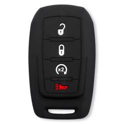 Recon - Recon 264002DG2BK Silicone Key Fob Cover Black for 19-25 RAM Trucks - Image 1
