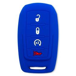 Recon - Recon 264002DG2BL Silicone Key Fob Cover Blue for 19-25 RAM Trucks - Image 1