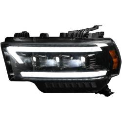 Recon - Recon 264386BKCS LED Projector HeadLights Smoked Lens for 19-23 RAM HD - Image 2