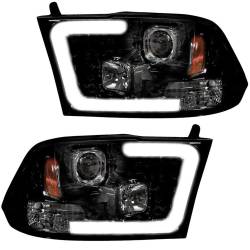 Recon - Recon 264270BKC Projector HeadLights Smoked Lens 09-18 RAM 1500 - Image 2