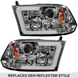 Recon - Recon 264270CLC Projector HeadLights Clear Lens 09-18 RAM 1500 - Image 1