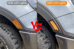 Recon - Recon 264341BK LED Side Marker Lights Smoked/Amber 19-23 Ford Ranger - Image 2