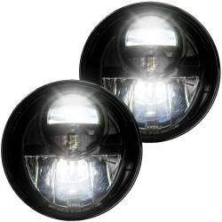 Recon - Recon 264274BK LED Projector HeadLights Smoked Lens for 07-18 Wrangler JK - Image 2