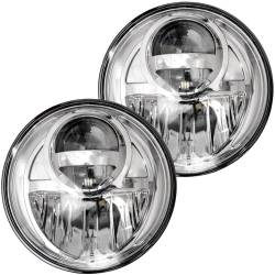 Recon - Recon 264274CL LED Projector HeadLights Clear Lens for 07-18 Wrangler JK - Image 1