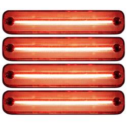 Recon - Recon 264183CL LED Side Marker Lights Clear/Red/Amber 02-10 Hummer H2 - Image 2