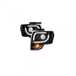 Recon - Recon 264190BKC Projector HeadLights Smoked Lens 09-14 F150/Raptor - Image 2