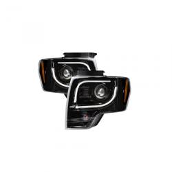 Recon - Recon 264190BKC Projector HeadLights Smoked Lens 09-14 F150/Raptor - Image 1