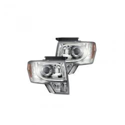 Recon - Recon 264190CLC Projector HeadLights Clear Lens 09-14 F150/Raptor - Image 1