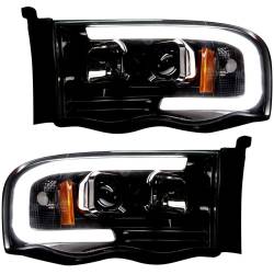 Recon - Recon 264191BKC Projector HeadLights Smoked Lens for 02-05 RAM Trucks - Image 2