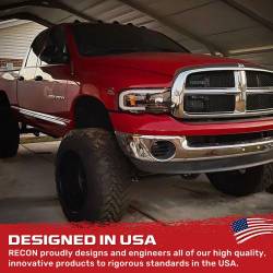 Recon - Recon 264191BKC Projector HeadLights Smoked Lens for 02-05 RAM Trucks - Image 4