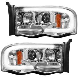 Recon - Recon 264191CLC Projector HeadLights Clear Lens for 02-05 RAM Trucks - Image 1