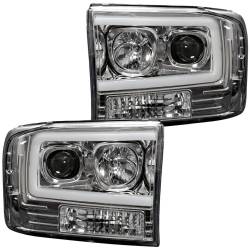 Recon - Recon 264192CLC Projector HeadLights Clear Lens for 99-04 Ford Super Duty - Image 1