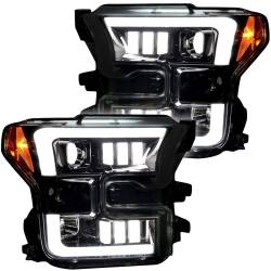Recon - Recon 264290BKCS Projector HeadLights Smoked Lens 15-17 Ford F150 - Image 2