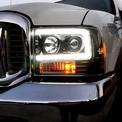 Recon - Recon 264192CLC Projector HeadLights Clear Lens for 99-04 Ford Super Duty - Image 3