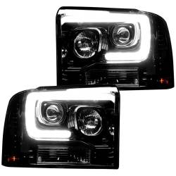 Recon - Recon 264193BKC Projector HeadLights Smoked Lens 05-07 Ford Super Duty - Image 2