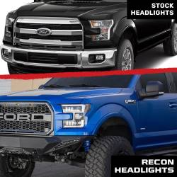 Recon - Recon 264290CLC Projector HeadLights Clear Lens 15-17 Ford F150 - Image 4