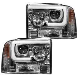 Recon - Recon 264193CLC Projector HeadLights Clear Lens 05-07 Ford Super Duty - Image 1