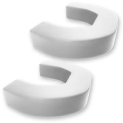 Recon - Recon 264004DGHDWH Silicone Tow Hook Cover Set White for 21-24 RAM HD - Image 1